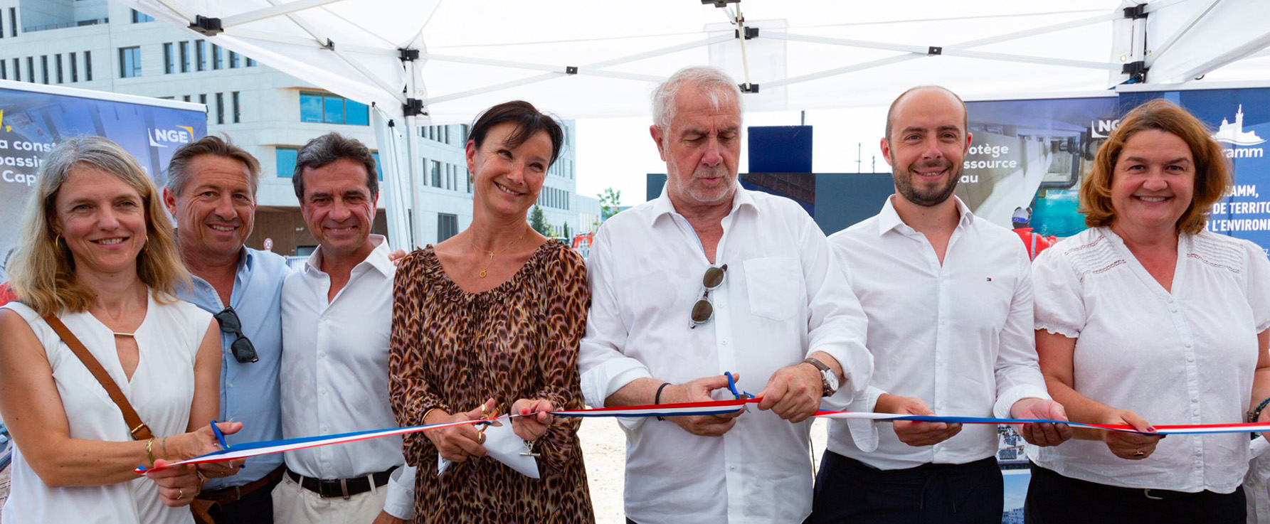 INAUGURATION D’UN NOUVEAU BASSIN DE RETENTION AU NORD DE MARSEILLE