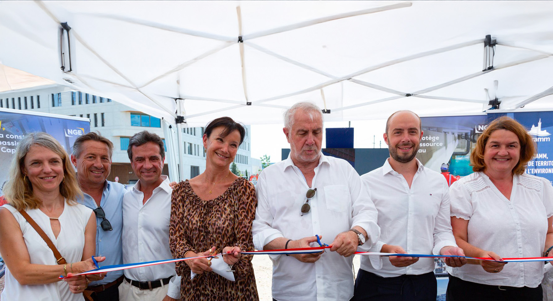 INAUGURATION D’UN NOUVEAU BASSIN DE RETENTION AU NORD DE MARSEILLE
